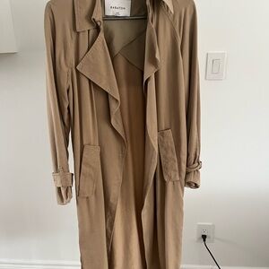 Aritzia Babaton Tan Trench Coat